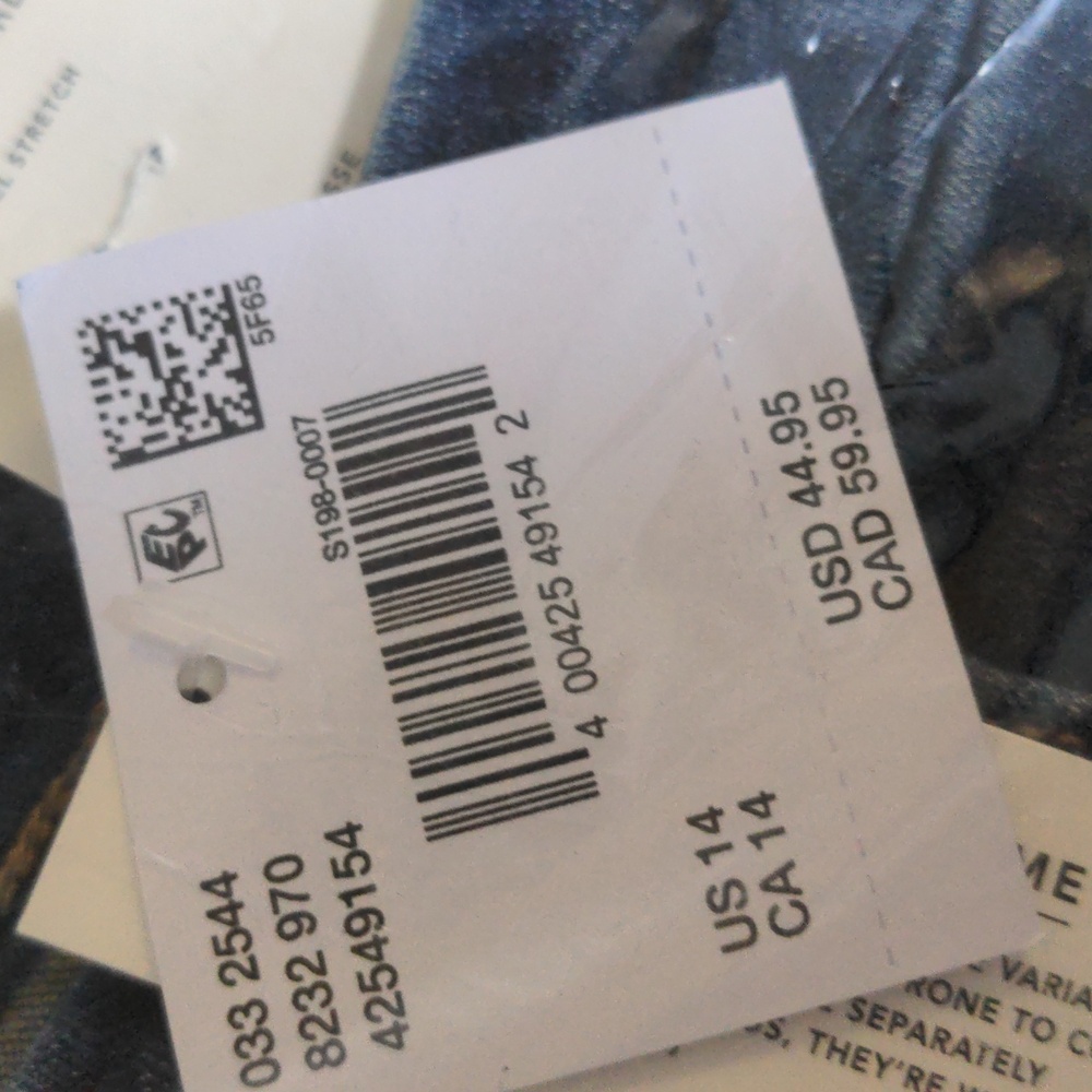 NEW American Eagle Curvy Midi Shorts Sz 14 Dark Wash Curvy 14 AEO Shorts - Picture 7 of 8
